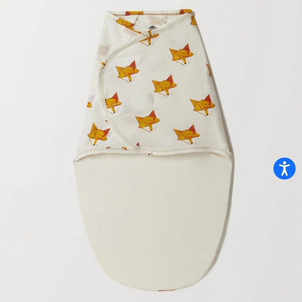 Nested Bean Swaddle with Fox Print